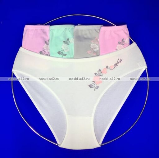 Цена за 5 шт. Трусы женские Турция большие размеры арт. 28134 (28131,28132, 28133, 28130) 3XL (50-52) - For you фото 2