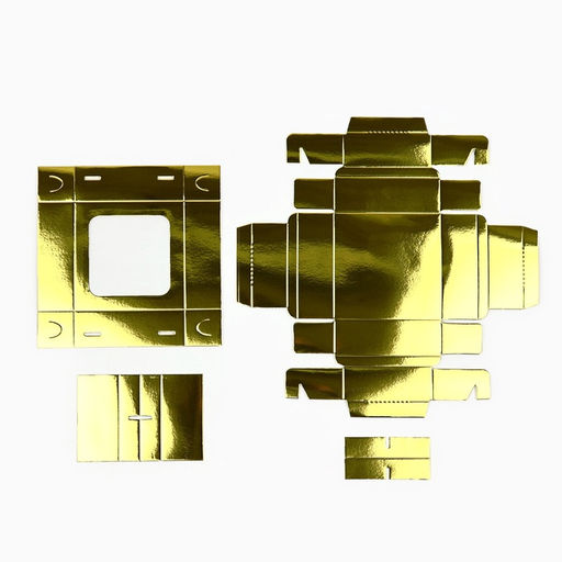 Цена за 5 шт. Коробка для конфет «Золотистая», 10.5×10.5×3.5 см