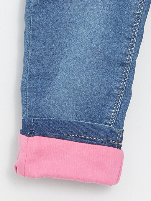 Beli Lastikli Basic K?z Bebek Jean Pantolon - Waikiki фото 3