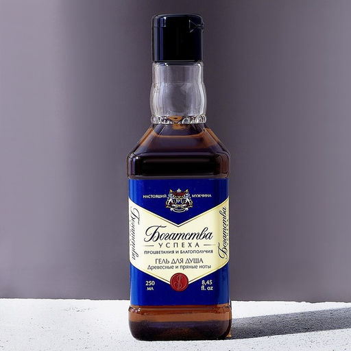 Подарочный набор Богатства и процветания, гель для душа виски 250 мл и мыло для рук, Чистое счастье