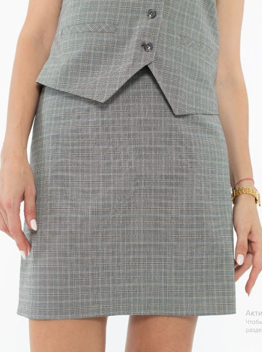 юбка А-силуэта, на подкладке с обтачным поясом - Трика фото 7