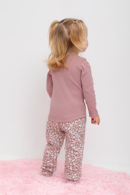 Crockid _ КР 400639/серая пудра,винтажные цветы к441 брюки д/дев яс