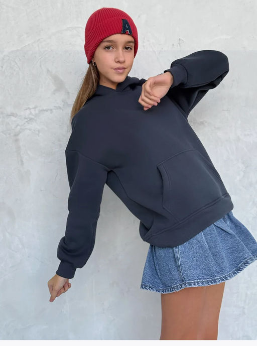 CRB wear/CWJG 63682-48 Толстовка для девочки,темно-серый/Ex.Cherubino  фото 8