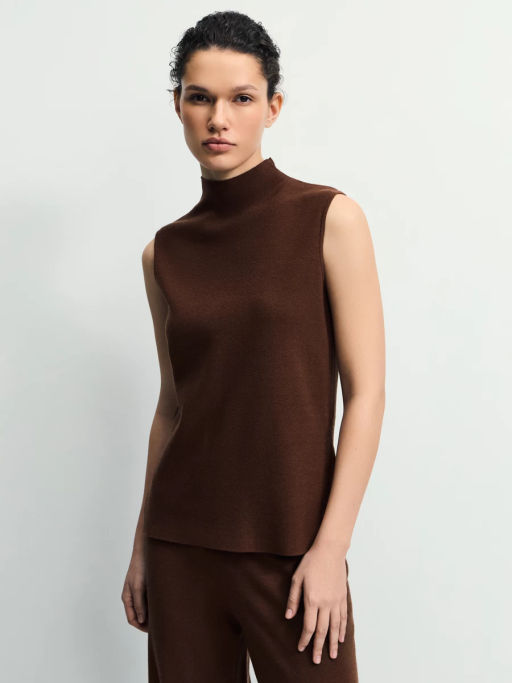 Трикотажный топ из вискозы / Zarina  фото 4