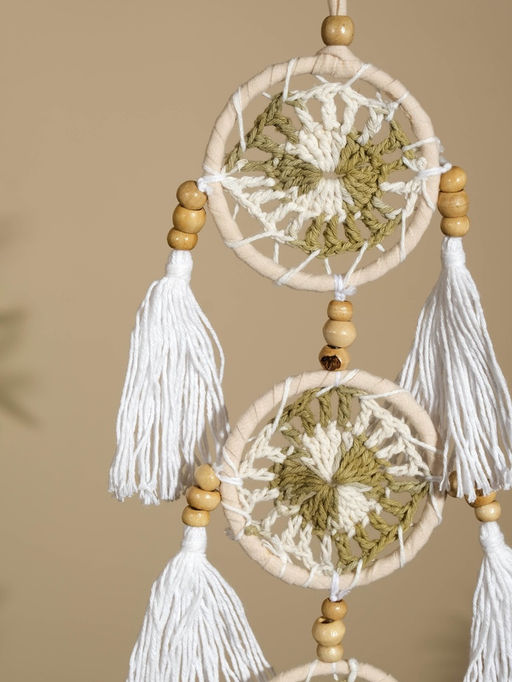 Ловец снов, 6×70 см, белый с зелёным