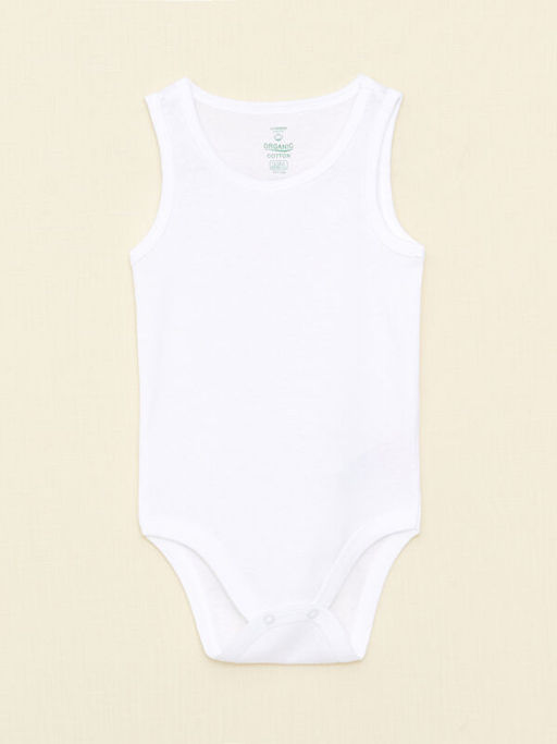 Bisiklet Yaka Basic Organik Pamuklu K?z Bebek ??t??tl? Body 2li - Waikiki фото 2