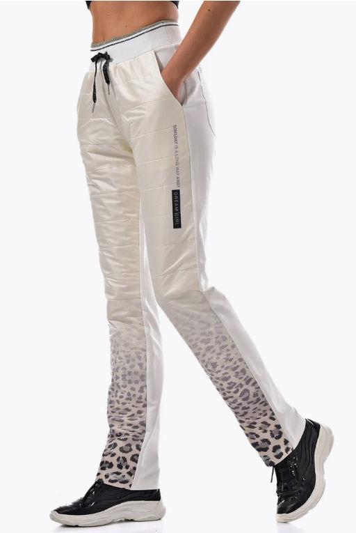 Брюки из тонкого футера  комбинированные с плащевкой . - А+б коллекция фото 25