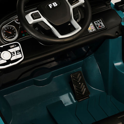 Электромобиль детский "Крутой внедорожник" (цвет ультрамарин)