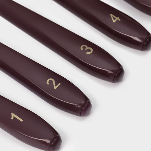 Лопатки - мастихины кондитерские Доляна, 22?2?1.5 см, набор 5 шт., нержавеющая сталь, коричневые  фото 5