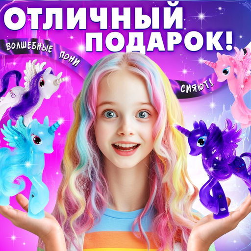 Игрушка-сюрприз Чудо-пони с браслетом, МИКС - Happy valley фото 7