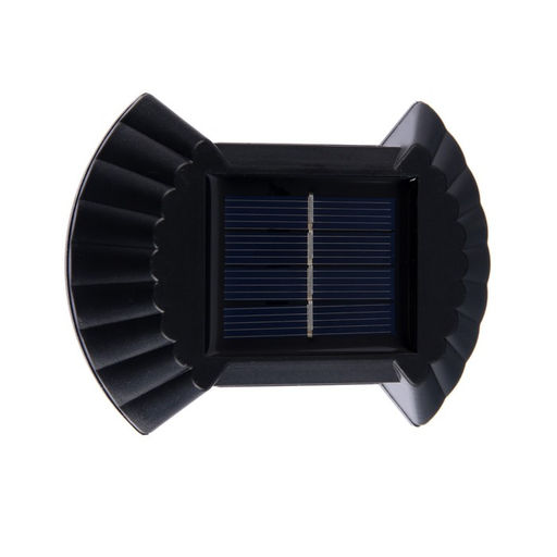 Цена за 4 шт. Садовый светильник на солнечной батарее Ракушка, 107.52 см, 8 LED, свечение тёплое белое - Luazon lighting фото 3