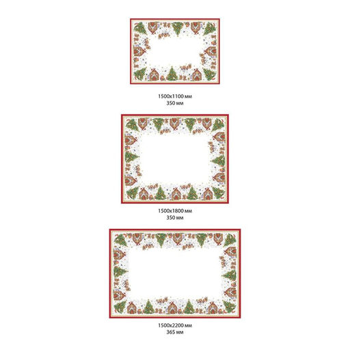 Скатерть новогодняя Этель Новогодняя сказка150х180см +/-3см с ГМВО, хл100%  фото 6