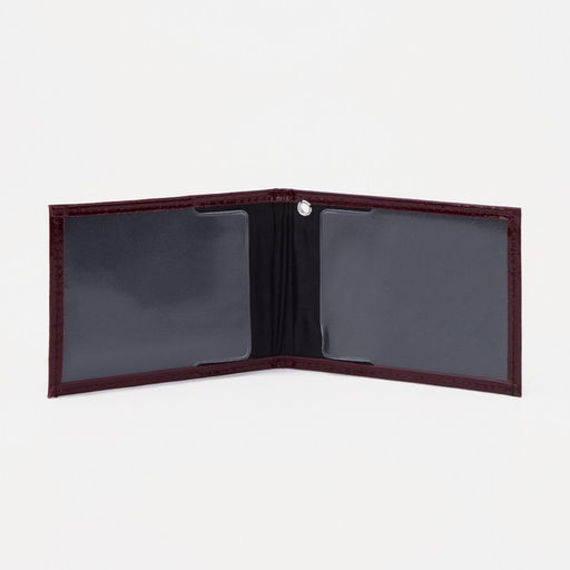 Обложка для удостоверения ФТС, цвет бордовый - Simaland фото 3