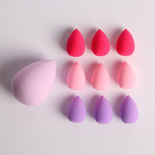 Набор спонжей для макияжа Счастье, 10 шт - Beauty fox фото 3