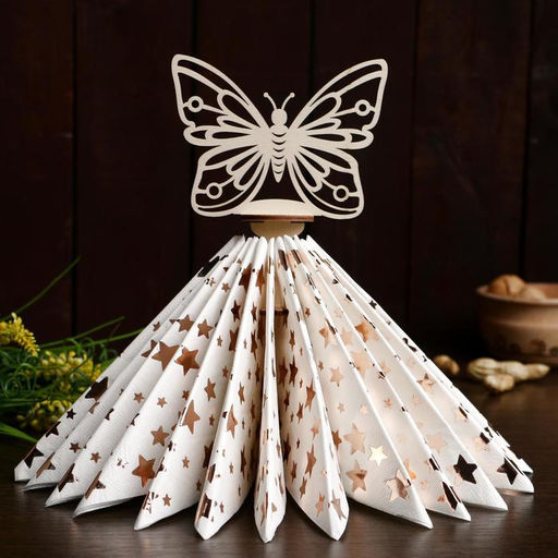 Салфетница «Бабочка», 22×12×0.3 см