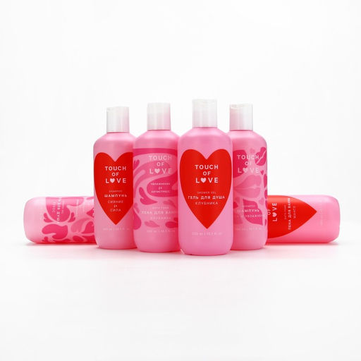 Гель для душа Just love, 300 мл, аромат кокоса, Чистое счастье  фото 14