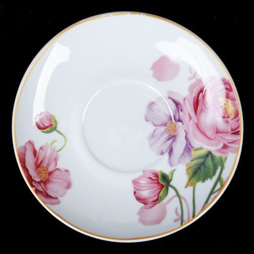 Чайный набор 12 предметов 220 мл / MS-7486 /уп 8/ металл подставка - Галеонтрейд фото 2