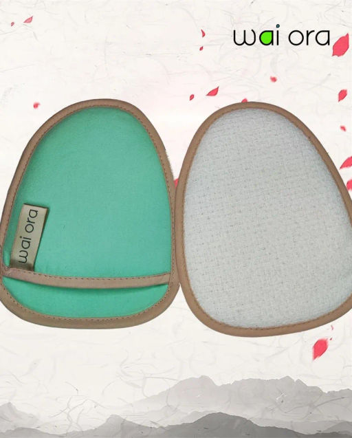 Двухстороний спонж для душа Dolce (Мятный) - Wai ora фото 3