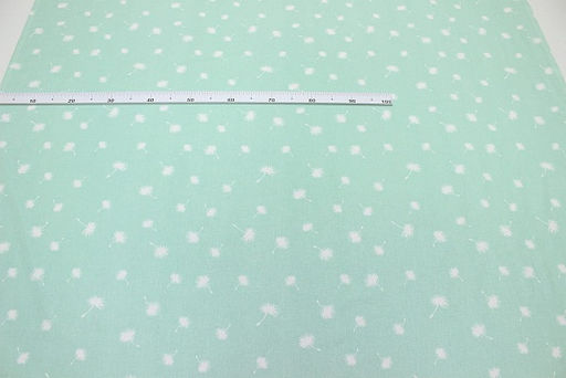 Поплин Одуванчики - зонтики, (комп), ш.1.5м, хлопок-100%, 110гр/м.кв - Купава фото 3