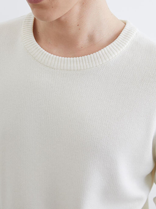 Bisiklet Yaka Erkek Triko Kazak