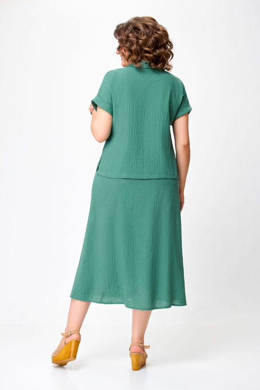 Блуза Swallow 803.2 черный+серебряный узор фото 570