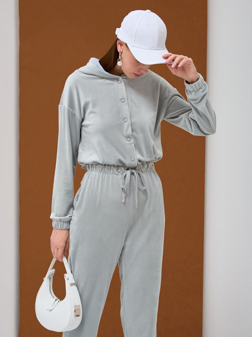 Комбинезон из велюра - Tantino фото 7