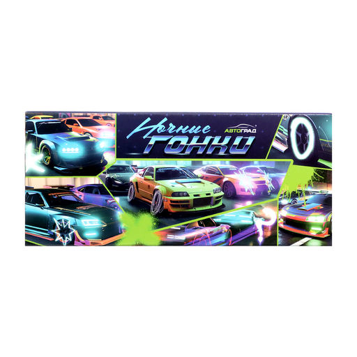 Машинка металлическая Ночные гонки, инерционная, 1:32, открываются двери, звуковые и световые эффекты, цвет жёлтый - Автоград фото 6