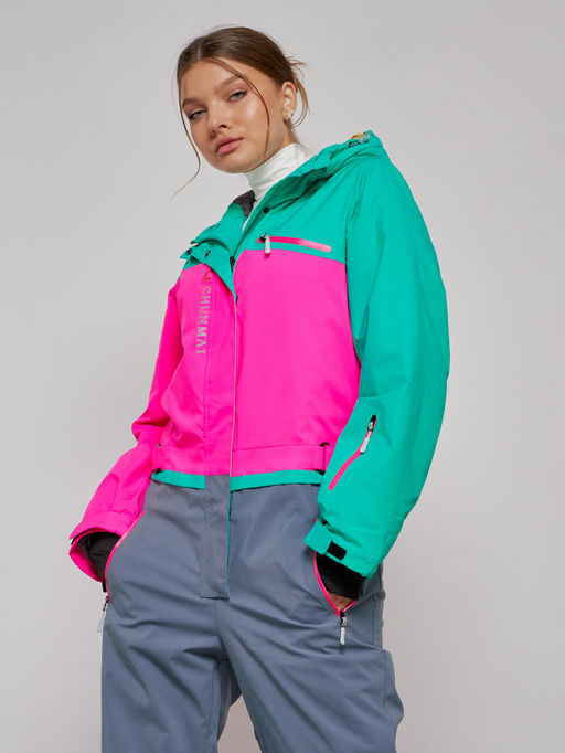 Горнолыжный комбинезон женский зимний зеленого цвета 2327Z - Chunmai фото 22