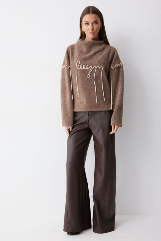 Джемпер LYUSHe 4242 капучино фото 4