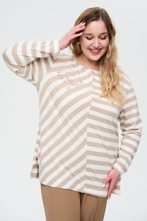 Лонгслив Фросси бежевый - Intikoma фото 4