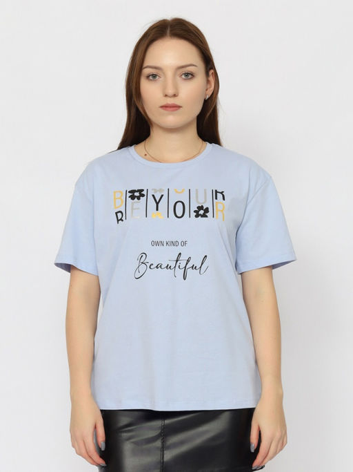 CRB wear/CSLW 60358-43 Футболка женская,голубой/Ex.Cherubino  фото 19