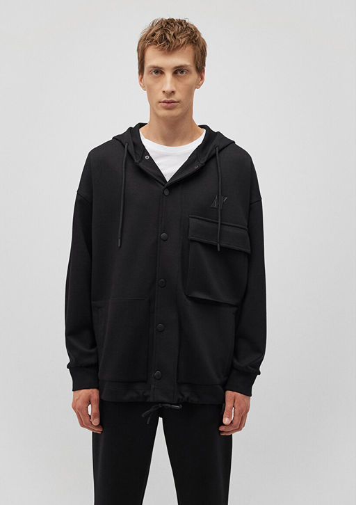 Mavi Pro Kapusonlu Siyah Sweatshirt  фото 3