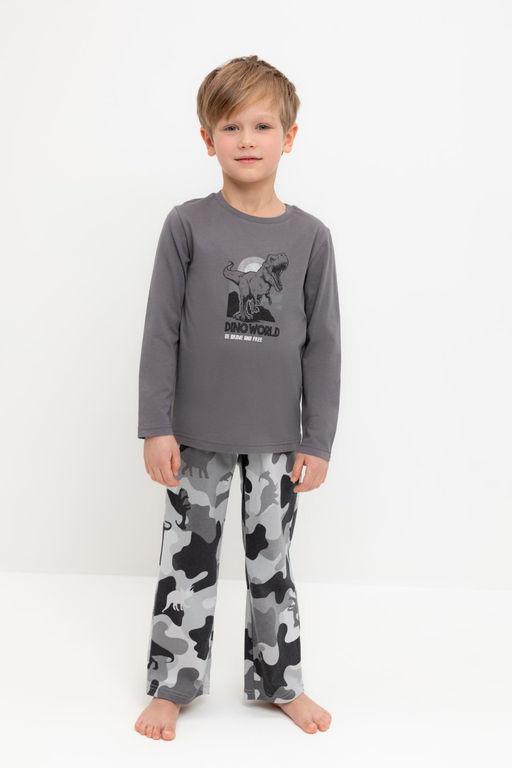 К 1600/железо,камуфляж с динозаврами пижама для мал