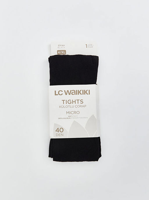40 Denye Mat Kad?n K?lotlu ?orap