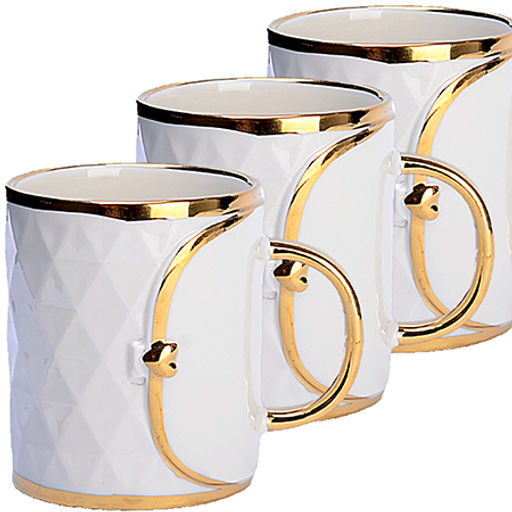 12111 Набор кружек 6шт 400мл фарфор LR (х8) - Mayer&boch фото 2