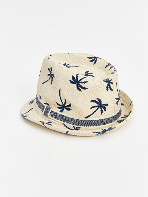 Bask?l? Erkek Bebek F?tr ?apka - Waikiki фото 2