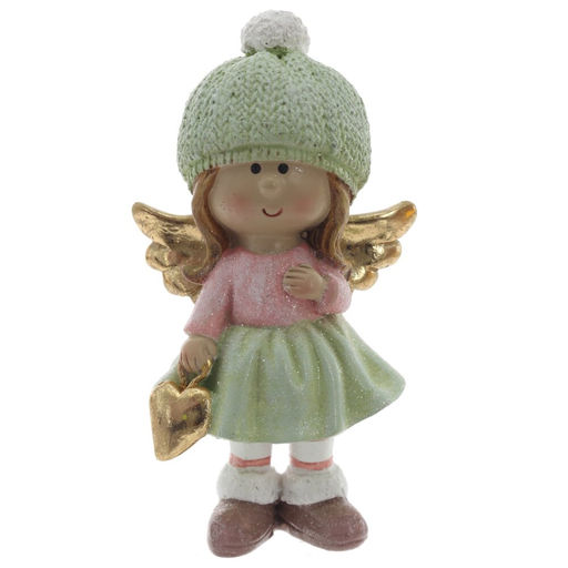 Фигурка декоративная "Ангел", L5,5 W4,5 H11 см, 2в.