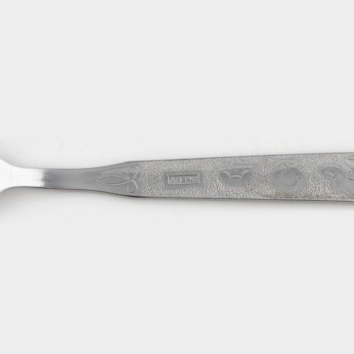 Цена за 10 шт. Вилка столовая детская «Колобок», h=15 см, толщина 1.5 мм, нержавеющая сталь, серебристая