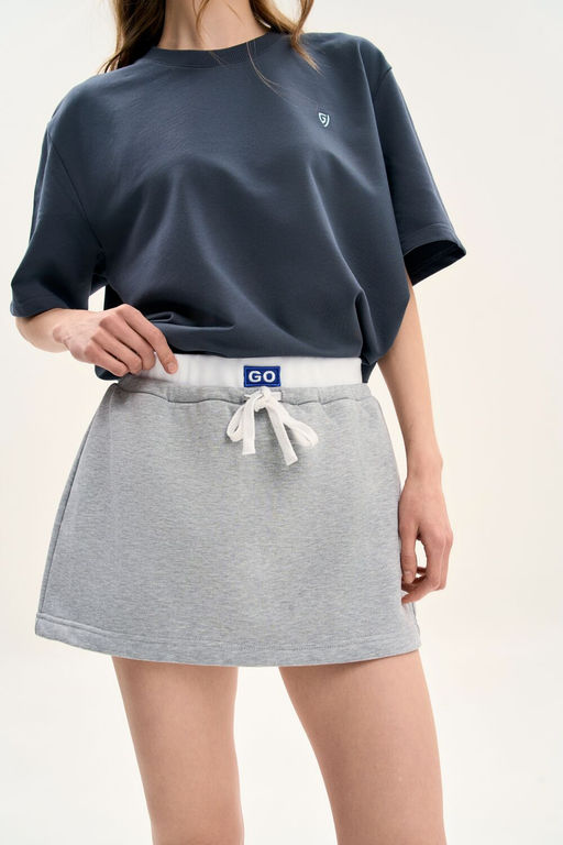 Юбка GO F2005/50-04.164-170 серый меланж