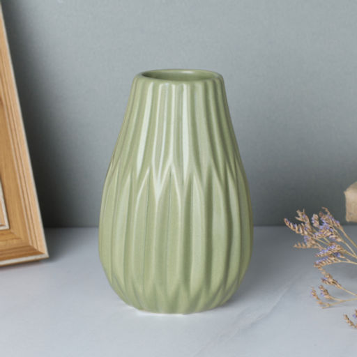 Цена за 1 шт. Ваза 13 см Салатовая / WRF-50 /уп 80/ПРОМО АКЦИЯ без и/уп