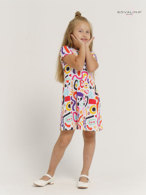 Платье Лето краски - Sovalina фото 6