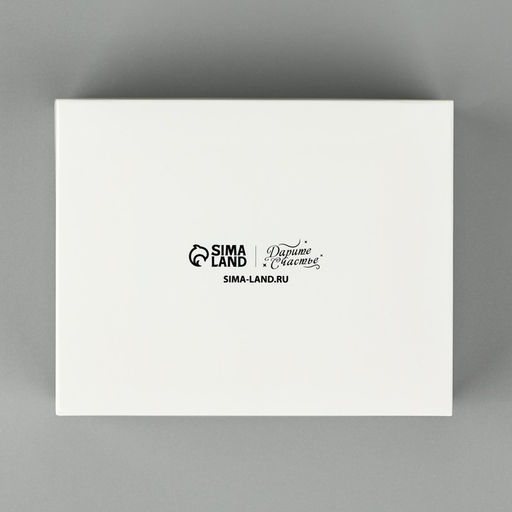 Цена за 5 шт. Коробка складная с пластиковой крышкой «Белая», 11.5 х 9 х 4 см