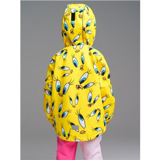 12342061 Куртка с полиуретановым покрытием для девочек (ветровка) - Playtoday фото 2