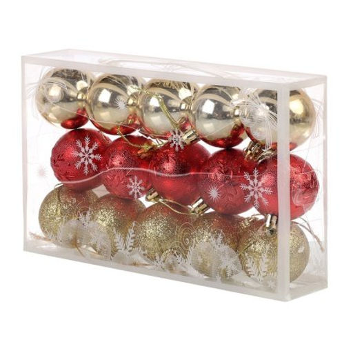 Елочные шары 15 штук 5 см / B-2583 /уп 96/ - Галеонтрейд фото 4