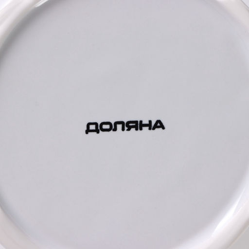 Кружка Доляна Зайка, 380 мл, керамика, белая