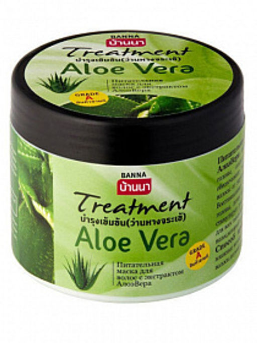 Banna Hair Treatment Aloe Vera, 300ml - Маска для волос с Алоэ Вера 300 мл