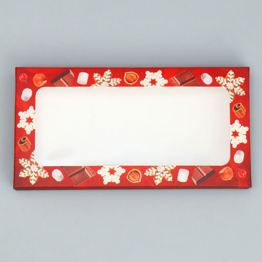 Цена за 5 шт. Коробка для шоколада новогодняя «Волшебных моментов», с окном, 17×8.5×1.5 см