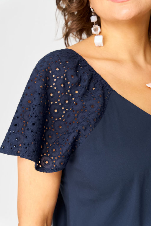 Платье EVA GRANT 7297А темно-синий