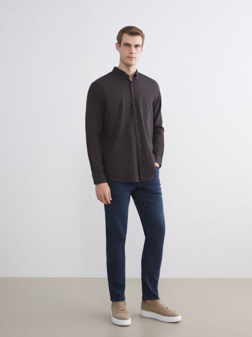 Regular Fit Uzun Kollu Erkek G?mlek