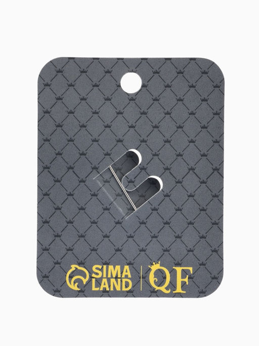 Брошь «Флаг России», триколор в серебре